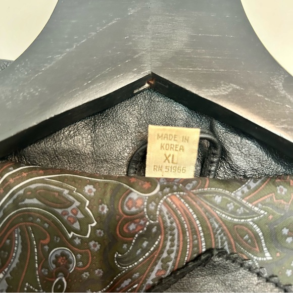 ✨HOST PICK ✨ Men's Vintage Trail’s End Black Genuine Leather Jacket - Picture 6 of 10